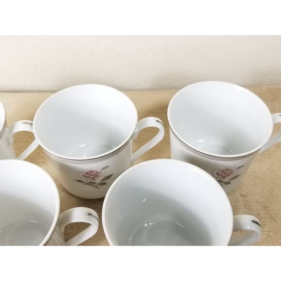 Bristol Tea Cup Spring Memory Fine China Japan Vintage Collectible Set of 6 - Picture 8 of 12